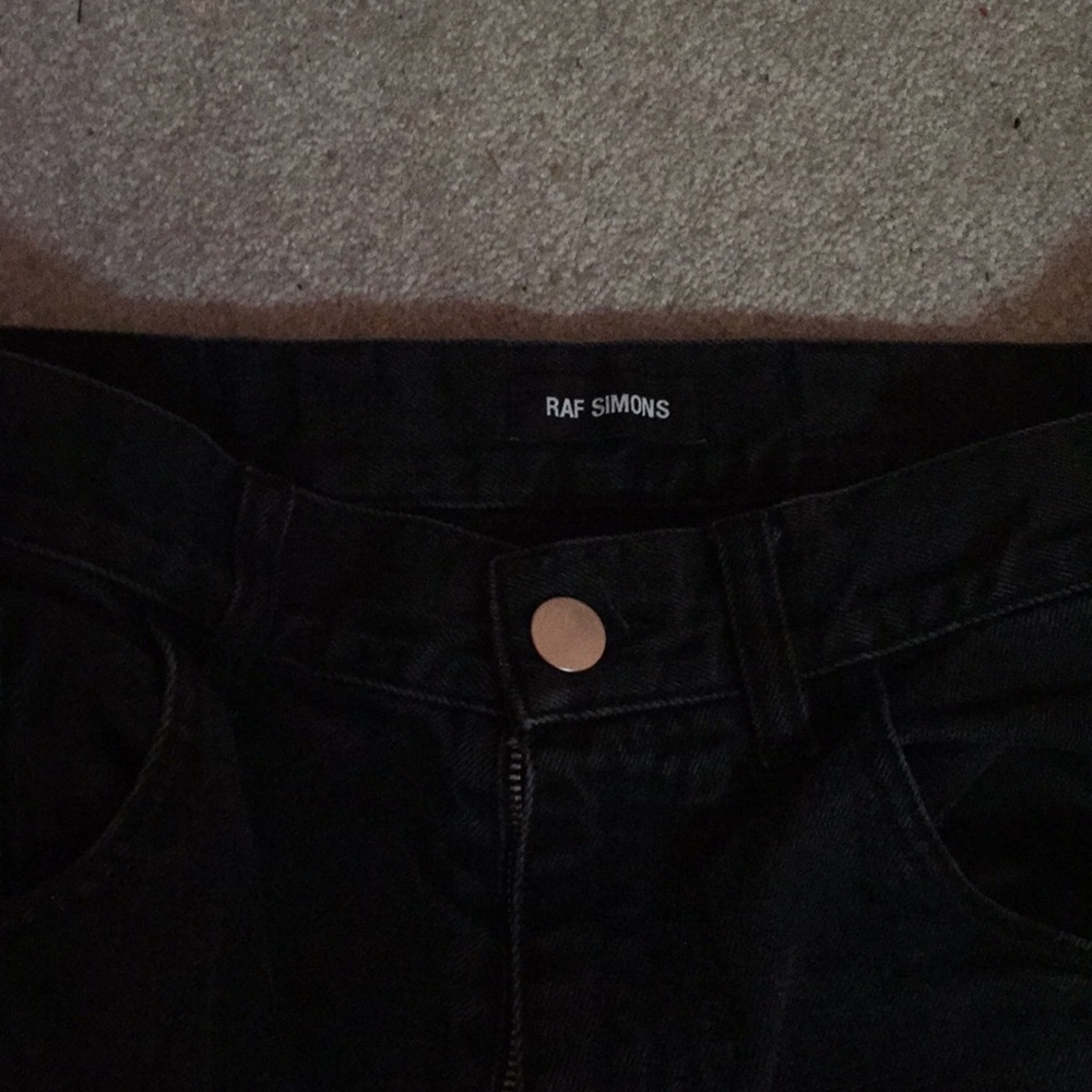 RAF Simons black pants